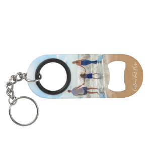 Porte-clé Décapsuleur Custom Your Photo et texte Keychain Bottle Opener