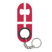 Porte-clé Décapsuleur Danemark National Pride Patriotique (Dos)