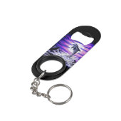 Porte-clé Décapsuleur Dauphin clair de lune (angle arrière)