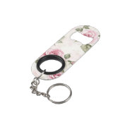 Porte-clé Décapsuleur De jolies roses roses amour romantique (angle arrière)