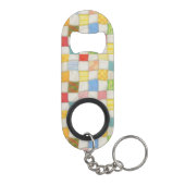 Porte-clé Décapsuleur DÉCAPSULEUR Mini en patchwork avec porte-clés (Dos)
