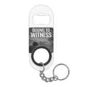 Porte-clé Décapsuleur Décapsuleur porte-clés lié à témoin (Dos)