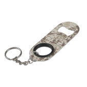 Porte-clé Décapsuleur Décor Camouflage numérique style désert (Devant Angle)