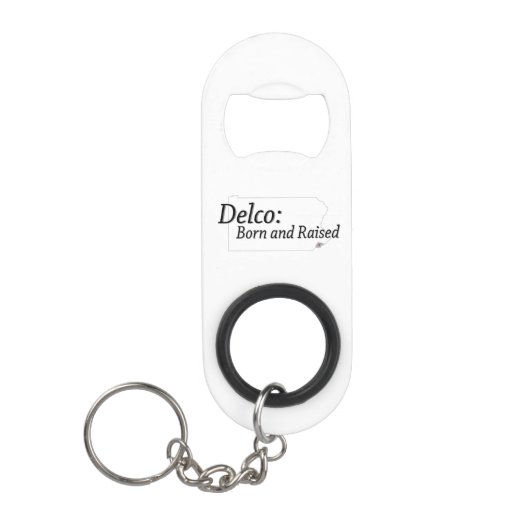 Porte-clé Décapsuleur Delco Né et élevé (Devant)