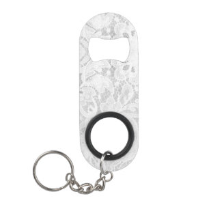Porte-clé Décapsuleur Dentelle blanche tombante