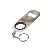 Porte-clé Décapsuleur Diagramme nautique antique, grunge (angle arrière)