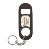 Porte-clé Décapsuleur Diplôme de Diplôme - Ajouter le nom de la Grad! (Devant)