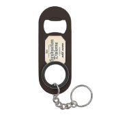 Porte-clé Décapsuleur Diplôme de Diplôme - Ajouter le nom de la Grad! (Dos)