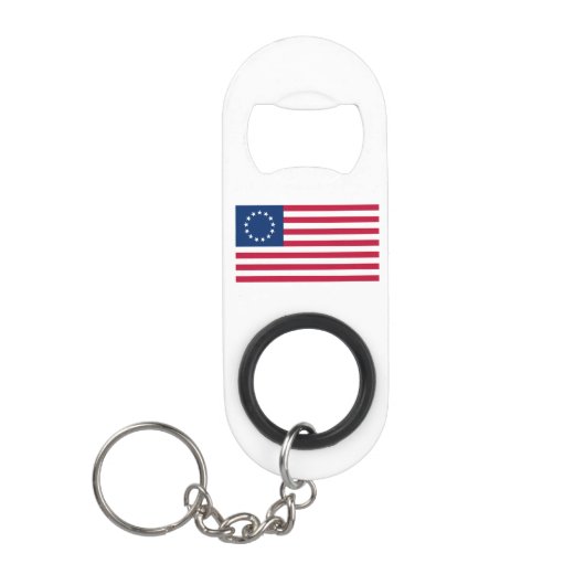 Porte-clé Décapsuleur Drapeau américain Betsy Ross (Devant)
