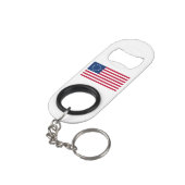 Porte-clé Décapsuleur Drapeau américain Betsy Ross (angle arrière)