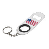 Porte-clé Décapsuleur Drapeau américain Betsy Ross (Devant Angle)