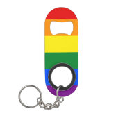 Porte-clé Décapsuleur Drapeau arc-en-ciel (Devant)
