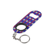 Porte-clé Décapsuleur Drapeau bélizien (angle arrière)
