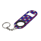 Porte-clé Décapsuleur Drapeau bélizien (Devant Angle)