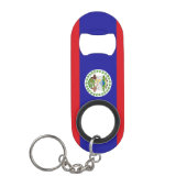 Porte-clé Décapsuleur Drapeau bélizien (Devant)