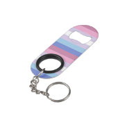 Porte-clé Décapsuleur Drapeau Bigender (angle arrière)