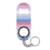 Porte-clé Décapsuleur Drapeau Bigender (Dos)