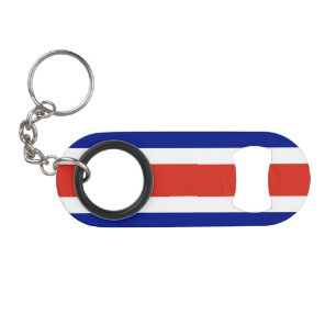 Porte-clé Décapsuleur Drapeau civil du Costa Rica