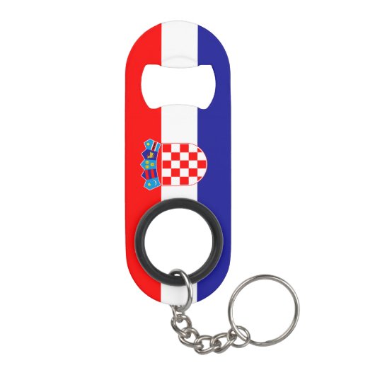 Porte-clé Décapsuleur Drapeau croate (Dos)