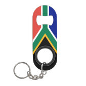 Porte-clé Décapsuleur Drapeau d'Afrique du Sud (Devant)