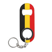 Porte-clé Décapsuleur Drapeau de Belgique (Devant)