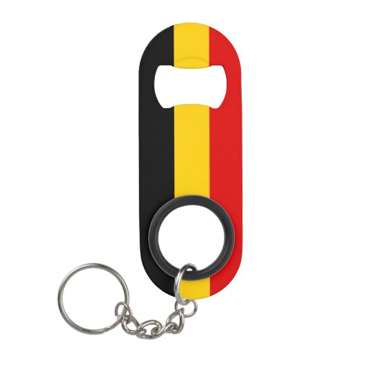 Porte-clé Décapsuleur Drapeau de Belgique (Devant)