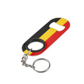 Porte-clé Décapsuleur Drapeau de Belgique (angle arrière)