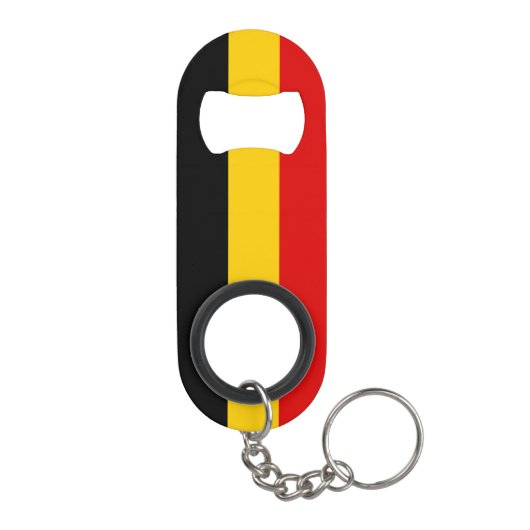 Porte-clé Décapsuleur Drapeau de Belgique (Dos)