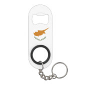 Porte-clé Décapsuleur Drapeau de Chypre (Dos)
