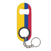 Porte-clé Décapsuleur Drapeau de Colombie (Dos)