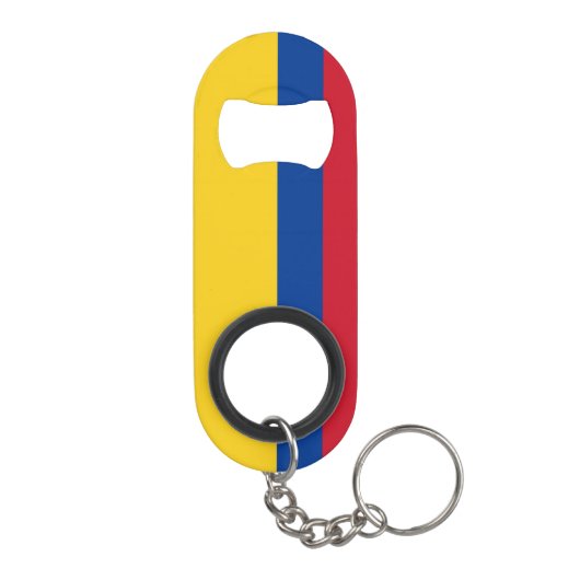 Porte-clé Décapsuleur Drapeau de Colombie, République de la Colombie (Dos)