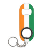 Porte-clé Décapsuleur Drapeau de Côte d'Ivoire (Devant)