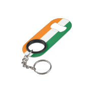 Porte-clé Décapsuleur Drapeau de Côte d'Ivoire (angle arrière)