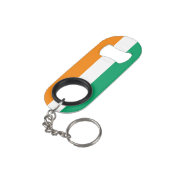 Porte-clé Décapsuleur Drapeau de Côte d'Ivoire (angle arrière)