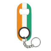 Porte-clé Décapsuleur Drapeau de Côte d'Ivoire (Dos)