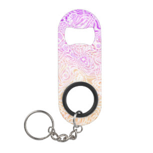 Porte-clé Décapsuleur Drapeau de fierté abstrait bohème ondoyant trippy