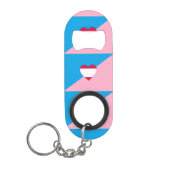 Porte-clé Décapsuleur Drapeau de fierté de jeu d'âge (Devant)
