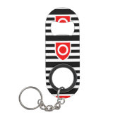 PORTE-CLÉ DÉCAPSULEUR DRAPEAU DE FIERTE DE PROPRIÉTÉ (Devant)