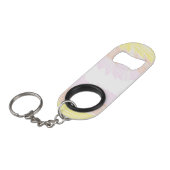 Porte-clé Décapsuleur Drapeau de fierté pangender géométrique abstrait G (Devant Angle)