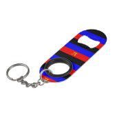 Porte-clé Décapsuleur Drapeau de fierté polyamoureuse (Devant Angle)