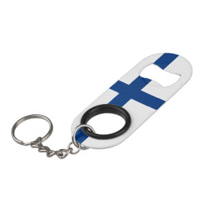Porte-clé Décapsuleur Drapeau de Finlande