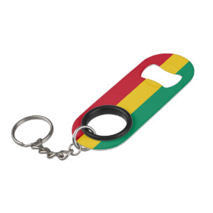 Porte-clé Décapsuleur Drapeau de Guinée