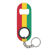 Porte-clé Décapsuleur Drapeau de Guinée (Dos)