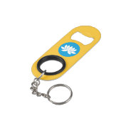 Porte-clé Décapsuleur Drapeau de Kalmoukie (angle arrière)