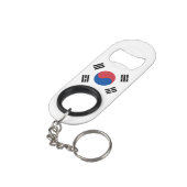 Porte-clé Décapsuleur Drapeau de la Corée du Sud (angle arrière)