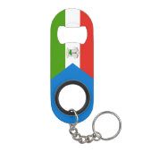 Porte-clé Décapsuleur Drapeau de la Guinée équatoriale (Dos)