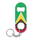 Porte-clé Décapsuleur Drapeau de la Guyane (Devant)