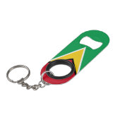 Porte-clé Décapsuleur Drapeau de la Guyane (Devant Angle)