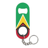Porte-clé Décapsuleur Drapeau de la Guyane (Dos)