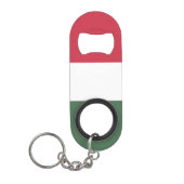 Porte-clé Décapsuleur drapeau de la Hongrie (Devant)
